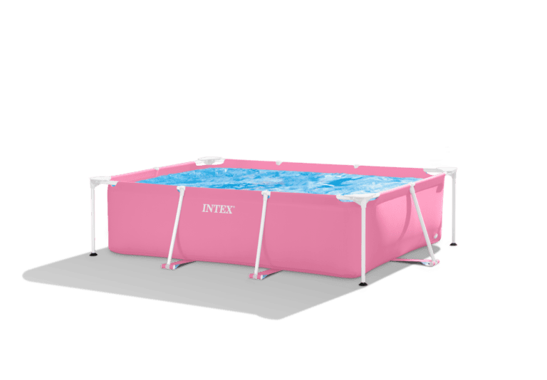 Pishinë Intex PINK RECTANGULAR FRAME POOL, 28266 Ages 6+